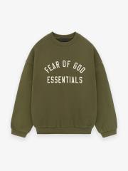 1:1 quality version 28412787 Back To School Logo Printed Fleece Crewneck Sweatshirt 4 colors