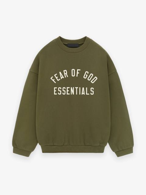 1:1 quality version 28412787 Back To School Logo Printed Fleece Crewneck Sweatshirt 4 colors
