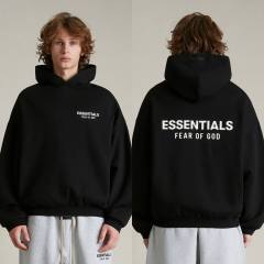 1:1 quality version 28383763 3D Silicone Letter Hoodie & Sweatpants Set 4 colors