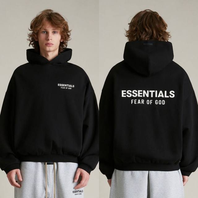 1:1 quality version 28383763 3D Silicone Letter Hoodie & Sweatpants Set 4 colors