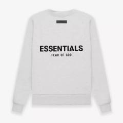 ESSENTIALS Flocked Print Hoodie / Crewneck
