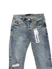 1:1 quality version Knee Hole Splatter Jeans 28648674
