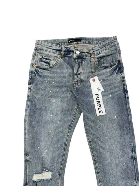 1:1 quality version Knee Hole Splatter Jeans 28648674