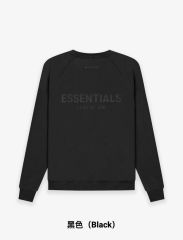 1:1 quality version Front Solid-Color Back Silicone Letter Pullover Sweatshirt 5 colors 28529899