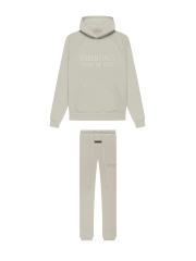 1:1 quality version Cubic Double Flocked Letter Logo Hoodie & Sweatpants Set 6 colors