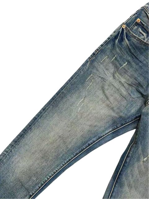 1:1 quality version Vintage Distressed Scratch Denim Jeans 28642010