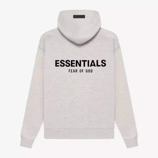 ESSENTIALS Flocked Print Hoodie / Crewneck