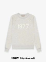 1:1 quality version 3D Flocked 1977 Digital Crewneck Pullover Sweatshirt 4 colors 28491693