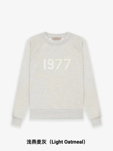 1:1 quality version 3D Flocked 1977 Digital Crewneck Pullover Sweatshirt 4 colors 28491693