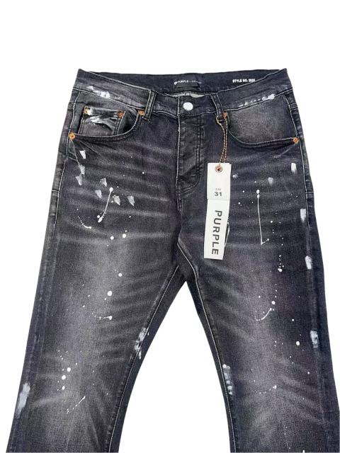 1:1 quality version Messy Splashing Ink Chalk Micro Flare Jeans 28642014