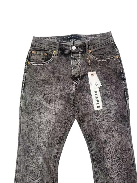 1:1 quality version Crumpled Small Pattern Slightly Bell-bottomed Jeans 28642012