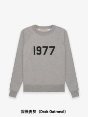 1:1 quality version 3D Flocked 1977 Digital Crewneck Pullover Sweatshirt 4 colors 28491693