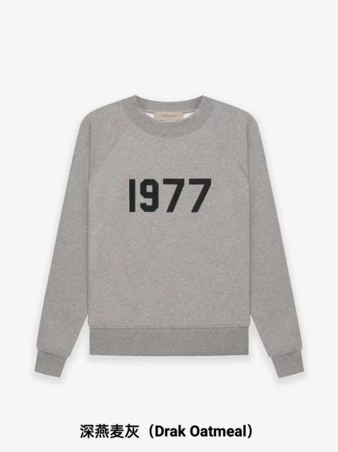 1:1 quality version 3D Flocked 1977 Digital Crewneck Pullover Sweatshirt 4 colors 28491693