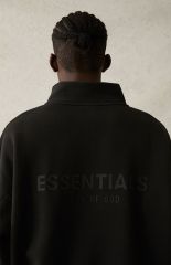1:1 quality version Back Silicone Letter Mockneck Half-Zip Sweatshirt 5 colors 28529897