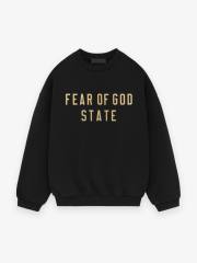 1:1 quality version 28412787 Back To School Logo Printed Fleece Crewneck Sweatshirt 4 colors
