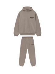 1:1 quality version 28383763 3D Silicone Letter Hoodie & Sweatpants Set 4 colors