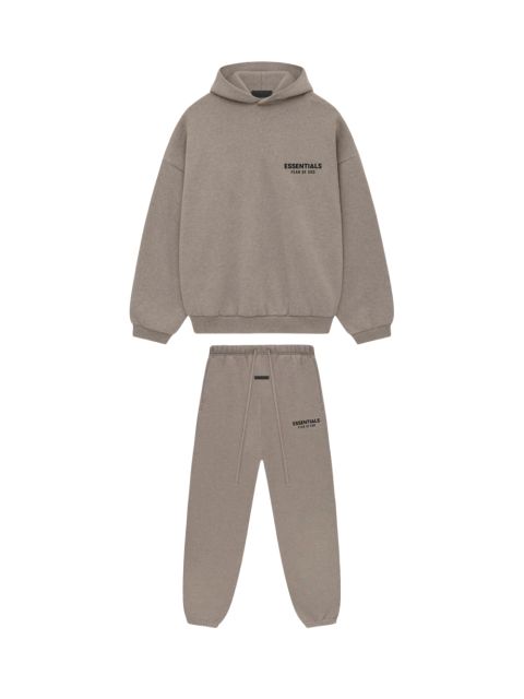 1:1 quality version 28383763 3D Silicone Letter Hoodie & Sweatpants Set 4 colors