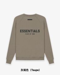 1:1 quality version Front Solid-Color Back Silicone Letter Pullover Sweatshirt 5 colors 28529899