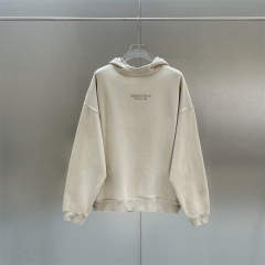 Essentials Fog Fear of God Small Rubber Logo Hoodies 4 Colors (Black/Burgundy/Green/Beige)