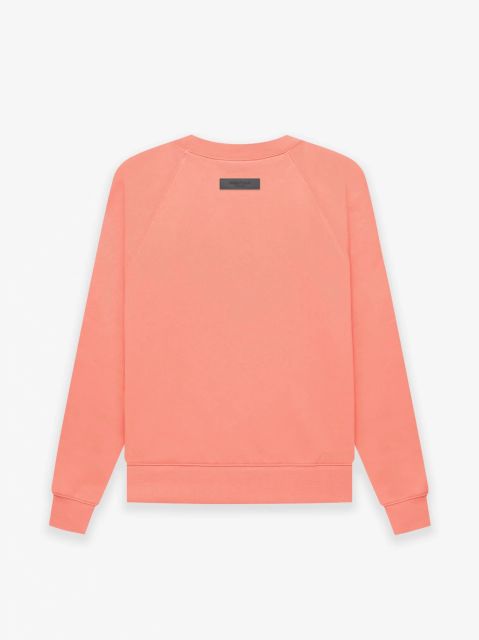 1:1 quality version Cubic Double Flocked Letter LOGO Crew Neck Sweatshirt 6 colors