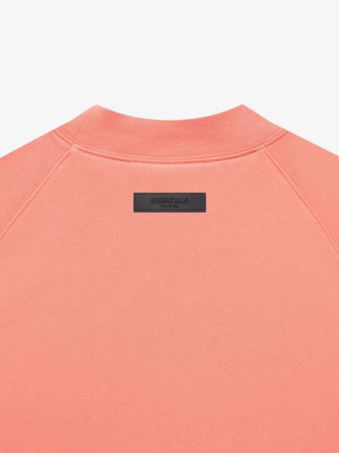 1:1 quality version Cubic Double Flocked Letter LOGO Crew Neck Sweatshirt 6 colors