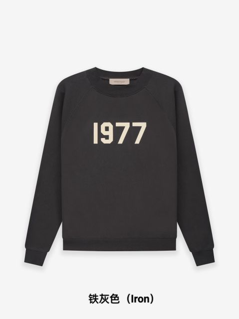 1:1 quality version 3D Flocked 1977 Digital Crewneck Pullover Sweatshirt 4 colors 28491693