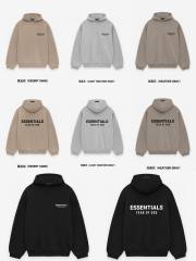 1:1 quality version 28383763 3D Silicone Letter Hoodie & Sweatpants Set 4 colors