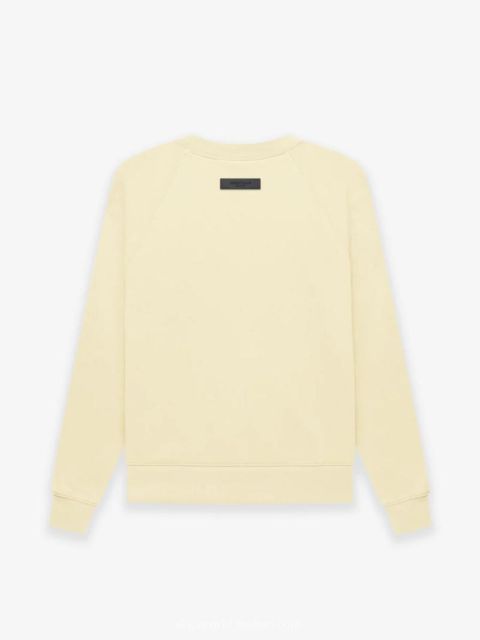 1:1 quality version Cubic Double Flocked Letter LOGO Crew Neck Sweatshirt 6 colors