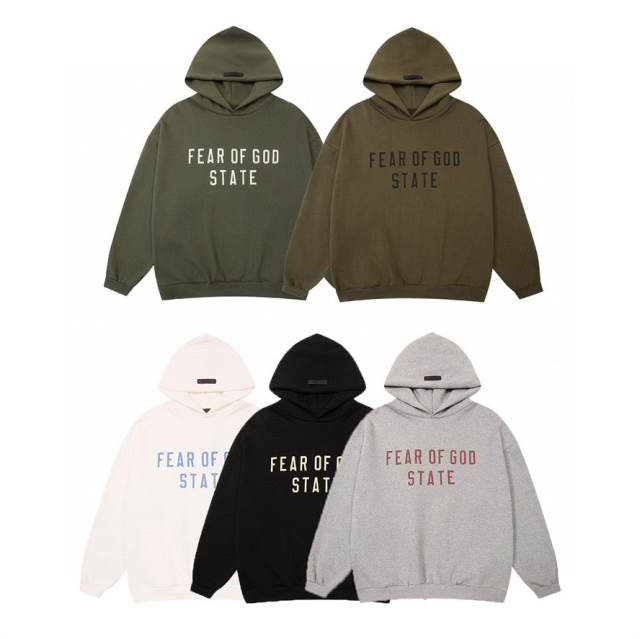 FEAR OF GOD STATE 24FW Print Hoodie