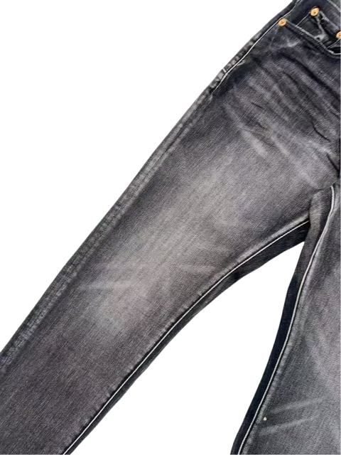 1:1 quality version Folded Wrinkle Slim Fit Denim Jeans 28642011