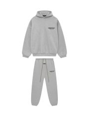 1:1 quality version 28383763 3D Silicone Letter Hoodie & Sweatpants Set 4 colors