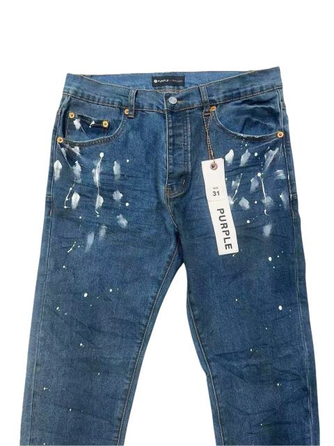 1:1 quality version Ink-splashing Painting Print Jeans 28642005