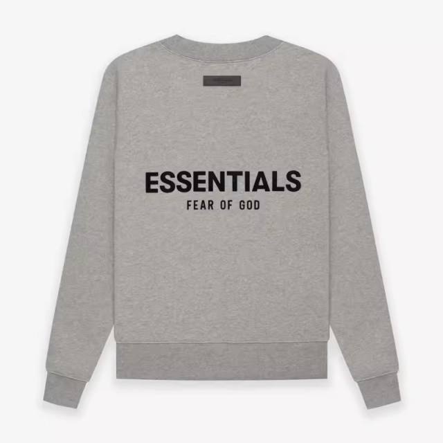 ESSENTIALS Flocked Print Hoodie / Crewneck