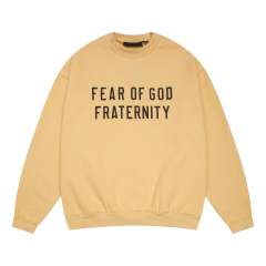 1:1 quality version Fraternity Logo Printed Crew Neck Sweatshirt 5 colors