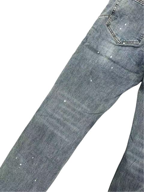 1:1 quality version Knee Hole Splatter Jeans 28648674