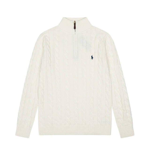 Rαlph LαurenHalf-Zipped Turtleneck Sweater
