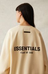 1:1 quality version Front Solid-Color Back Silicone Letter Pullover Sweatshirt 5 colors 28529899