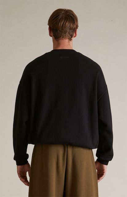 1:1 quality version 28412787 Back To School Logo Printed Fleece Crewneck Sweatshirt 4 colors