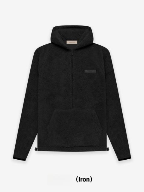 1:1 quality version Logo Labeled fleece lamb wool half-zip Hoodie 3 colors
