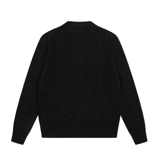 Rαlph Lαuren Collared Cable-knit Cardigan