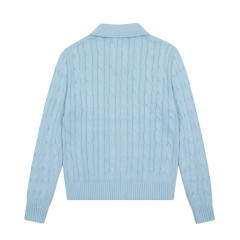 Rαlph Lαuren Collared Cable-knit Cardigan