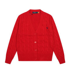 Rαlph Lαuren Collared Cable-knit Cardigan