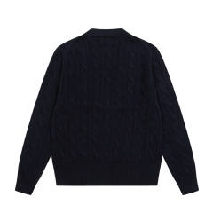 Rαlph Lαuren Collared Cable-knit Cardigan
