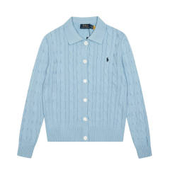 Rαlph Lαuren Collared Cable-knit Cardigan