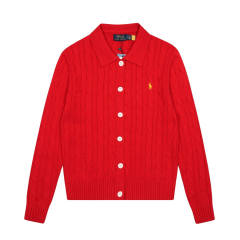 Rαlph Lαuren Collared Cable-knit Cardigan