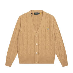 Rαlph Lαuren Collared Cable-knit Cardigan
