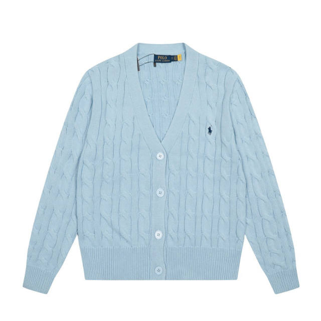Rαlph Lαuren Collared Cable-knit Cardigan
