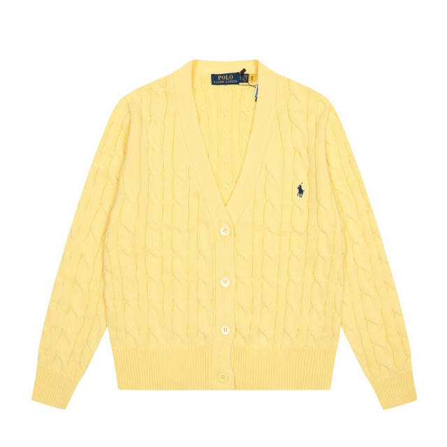 Rαlph Lαuren Collared Cable-knit Cardigan