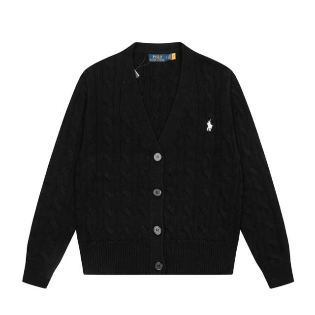 Rαlph Lαuren Collared Cable-knit Cardigan