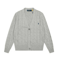 Rαlph Lαuren Collared Cable-knit Cardigan